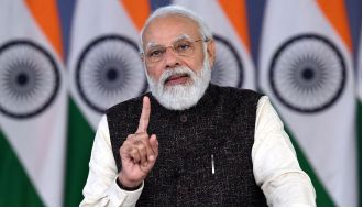 PM inaugurates 1,024 residential units in Indore virtually.
