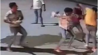 Auto rickshaw drivers beat a man with sticks and stones in Greater Noida, police launch probe after video of incident goes viral.