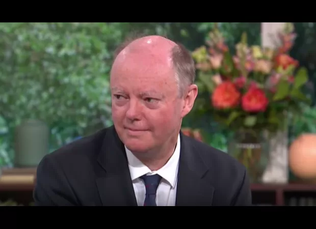 Chris Whitty was not pleased when questioned about appearing on Naked Attraction.