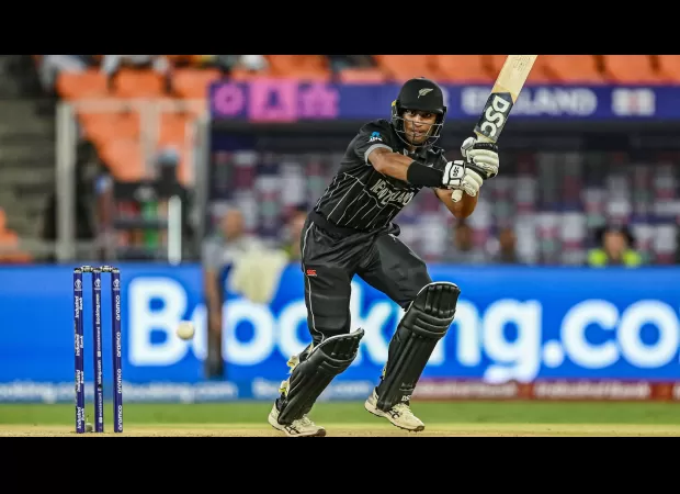 Rachin Ravindra, a Karnataka native, is dominating England in the World Cup opener with his all-round skills.