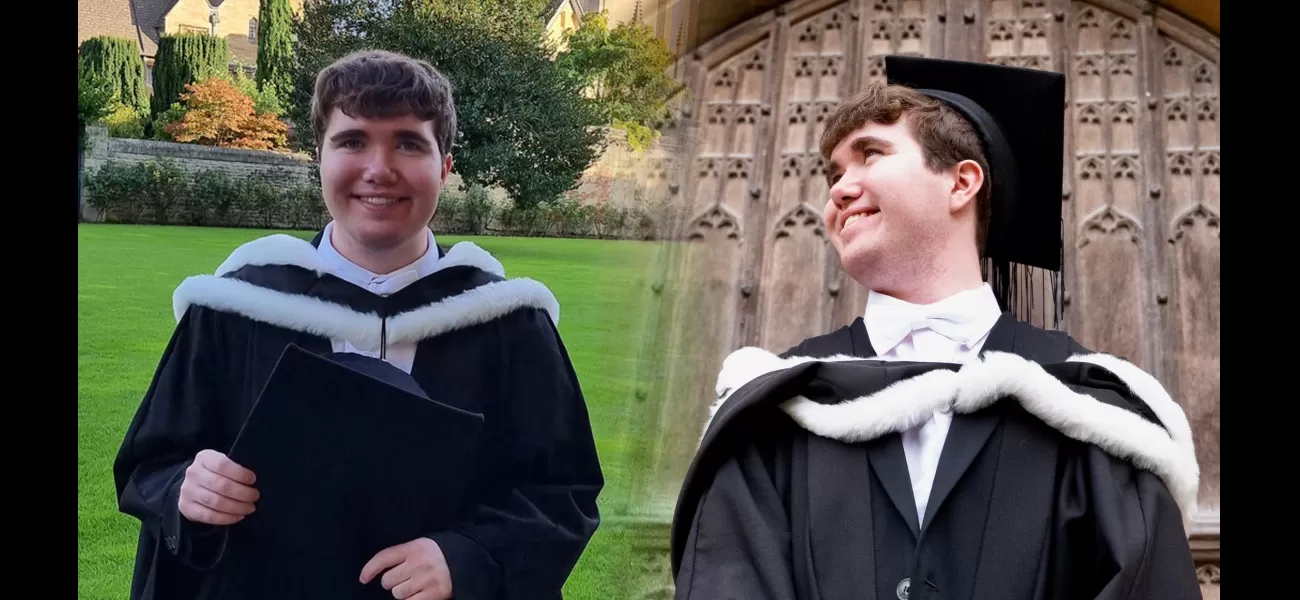 Student thought they couldn't go to Oxford, but was surprised and delighted when they graduated.