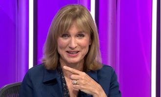 Fiona Bruce apologizes for remarks that caused controversy on Question Time.