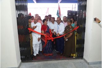 CM inaugurates new college building virtually in Bhopal.