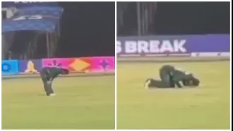 Mohammad Rizwan offers namaz on field during WC 2023 match between Pak and Ned, video goes viral.
