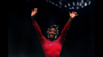 Simone Biles wins record-breaking 6th All-Around World title, becoming most decorated gymnast ever.