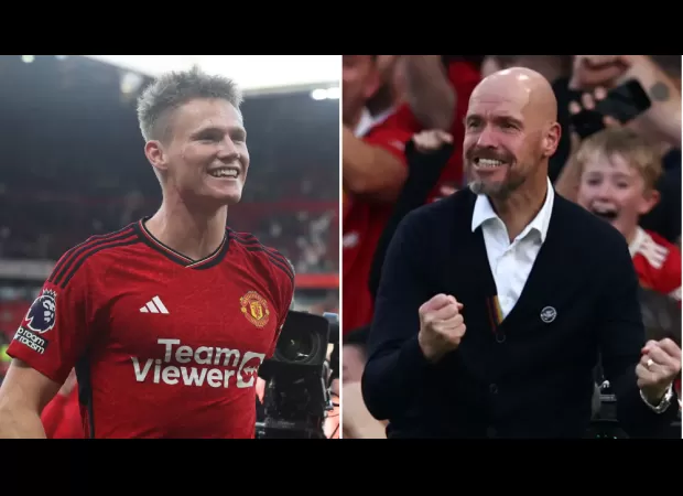 Scott McTominay was told by Erik ten Hag to believe in himself before scoring twice in Man U's win over Brentford.