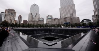 Man dives 45 feet into 9/11 Memorial Pool.
