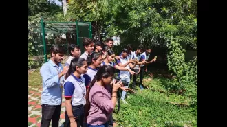 Wildlife Week concluded with a butterfly survey conducted at Holkar College.