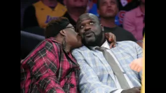 Shaq donated $20K to a charity event so his mom could watch John Legend and Jennifer Hudson perform.
