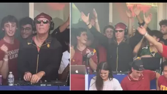 Will Ferrell crashes frat party at son's university, showing he's a cool dad.