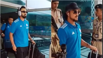 Team India arrives in Delhi without Shubman Gill for their upcoming Afghanistan match.