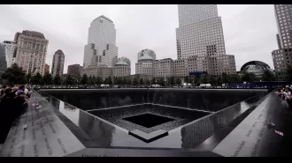 Man dives 45 feet into 9/11 Memorial Pool.
