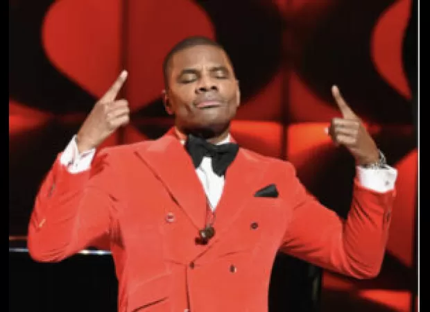 Kirk Franklin surprises New Birth Missionary Baptist Church with a special performance of new music.