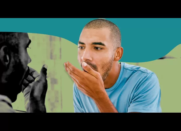 Breath is bad in the morning due to dry mouth; use a mouthwash to help.