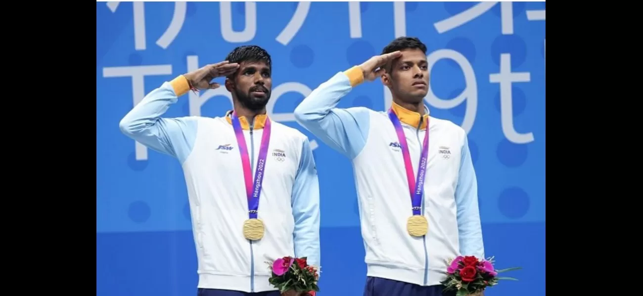 Satwiksairaj Rankireddy and Chirag Shetty become first Indian badminton pair to be ranked number one in the BWF World Rankings.