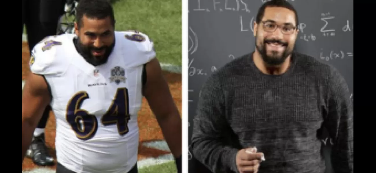 Former NFL player now teaches math at MIT, having made the switch from the Baltimore Ravens.