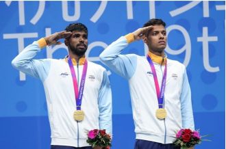 Satwiksairaj Rankireddy and Chirag Shetty become first Indian badminton pair to be ranked number one in the BWF World Rankings.