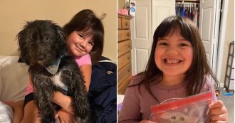 7-year-old girl suffocated when balloon burst and got caught around her face.
