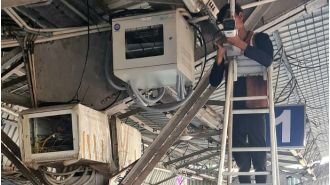 Central Railway installs face recognition CCTV cameras for increased security.