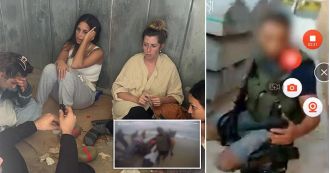 Bar workers describe fleeing in panic when Hamas gunmen attacked a beach party in Israel.
