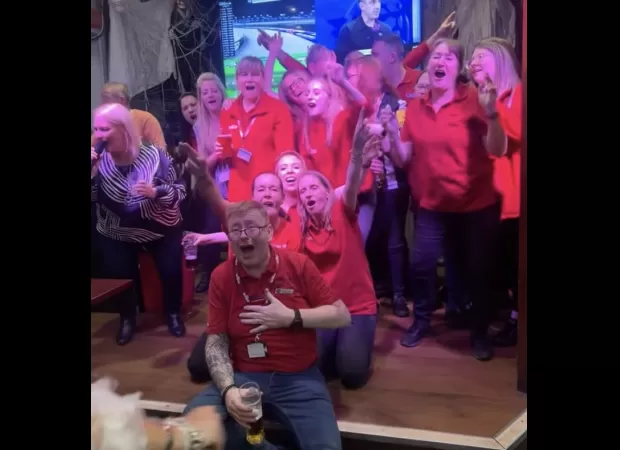 Wilko staff sing Tina Turner as last branch shuts permanently.
