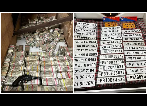 Drug smuggler arrested & Rs 4.94 crore cash & fake number plates seized in Punjab in major crackdown on narcotic network.