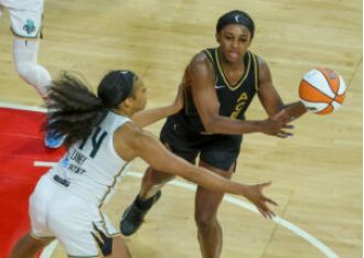Game 1 of the WNBA Finals between the Las Vegas Aces and New York Liberty set a new record for ESPN viewership.