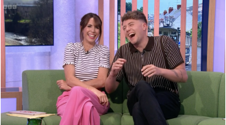 Alex Jones' unexpected comment made The One Show erupt in laughter.