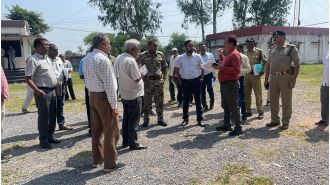 Man in middle age found dead in river in Satna, India.