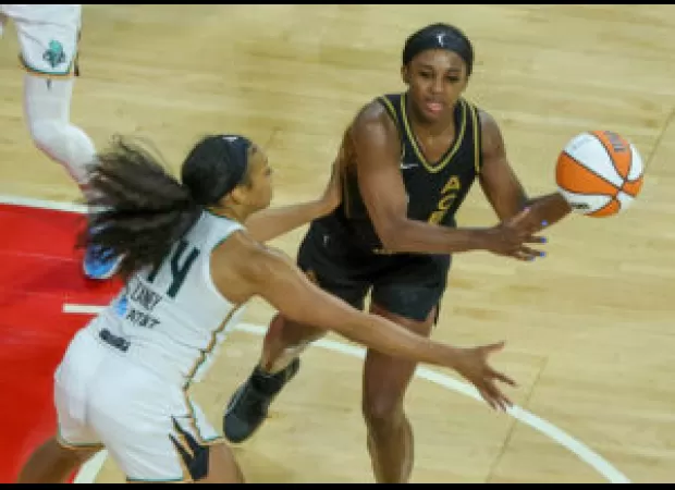 Game 1 of the WNBA Finals between the Las Vegas Aces and New York Liberty set a new record for ESPN viewership.