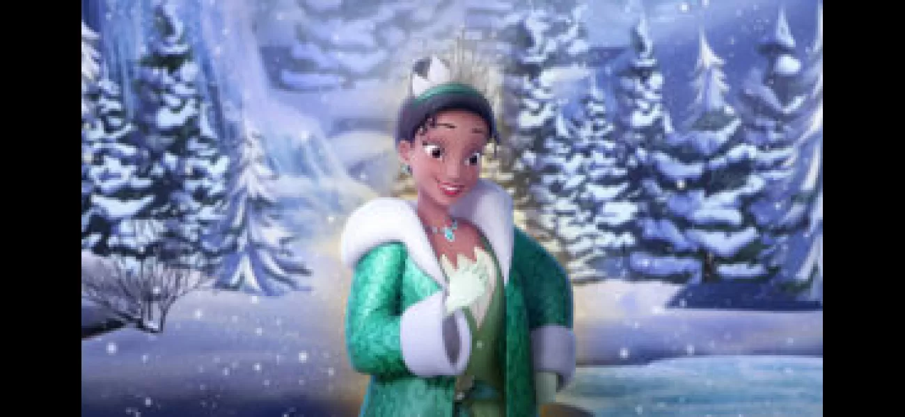 Malaika Favorite painted a mural of Princess Tiana at Disneyland, bringing her to life.