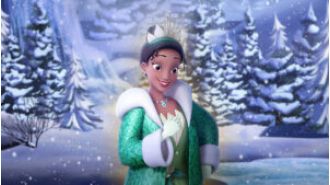 Malaika Favorite painted a mural of Princess Tiana at Disneyland, bringing her to life.