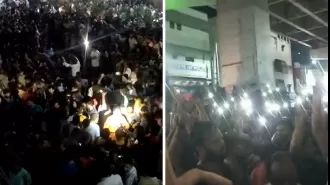 Students in Hyderabad protested after an aspirant of the Telangana State Public Service Commission died by suicide in Ashok Nagar. Visuals of the incident have been shared.