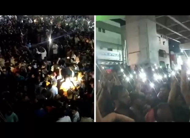 Students in Hyderabad protested after an aspirant of the Telangana State Public Service Commission died by suicide in Ashok Nagar. Visuals of the incident have been shared.