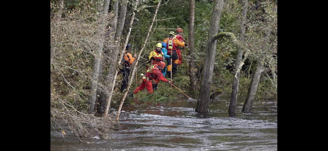 Police confirmed they found the body of a man swept away by flooding in Scotland.