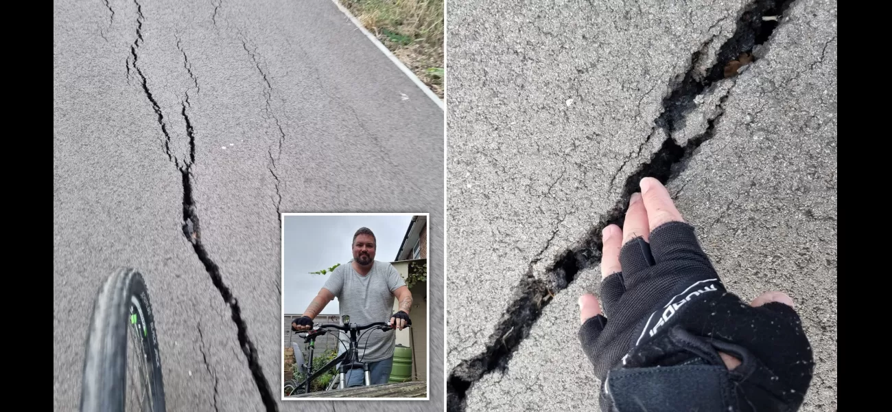 Path has hundreds of cracks after just 6 months of use, costing £300,000.