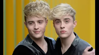 Two men on bikes attempted to mug Jedward, but were unsuccessful.