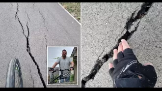 Path has hundreds of cracks after just 6 months of use, costing £300,000.
