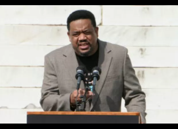 Governor's xenophobic rant against Palestinians is challenged by Bishop Talbert Swan who reminds him of his own foreign roots.