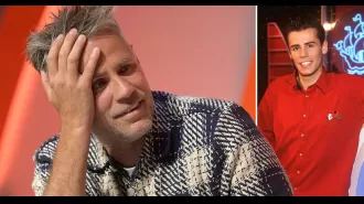 Richard Bacon cracks joke about cocaine scandal on Blue Peter's 65th b'day.