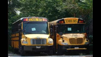 Georgia teachers receive training to become bus drivers to address a shortage in the area.