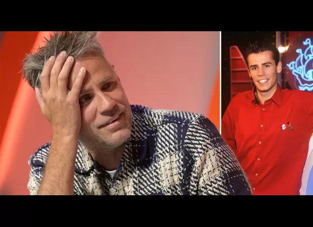 Richard Bacon cracks joke about cocaine scandal on Blue Peter's 65th b'day.