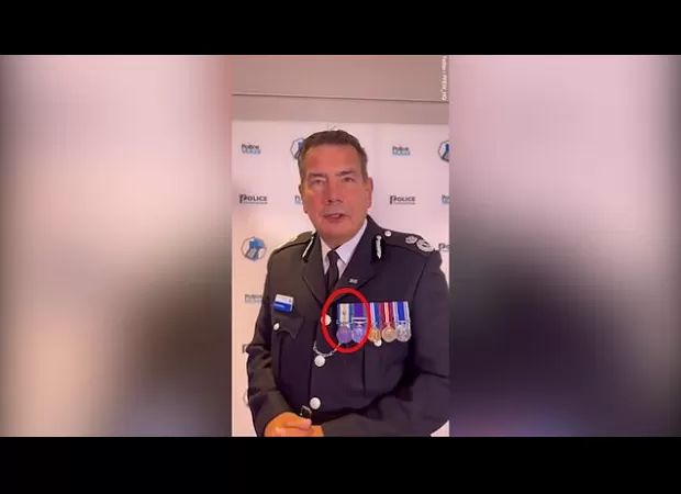 Police chief suspended for falsely claiming to have earned a Falklands War medal.