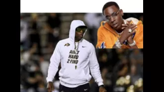 Coach Prime welcomes 9-year-old son of rapper Young Dolph to Colorado game.