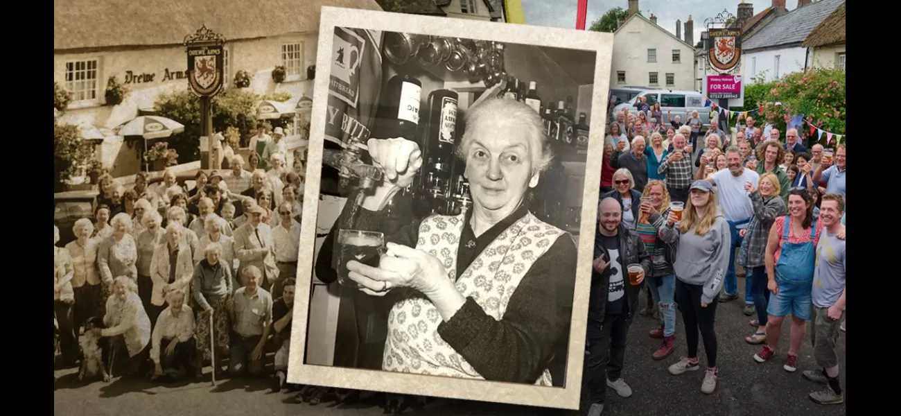 Campaign to preserve a pub where the landlady had served drinks for 75 years.