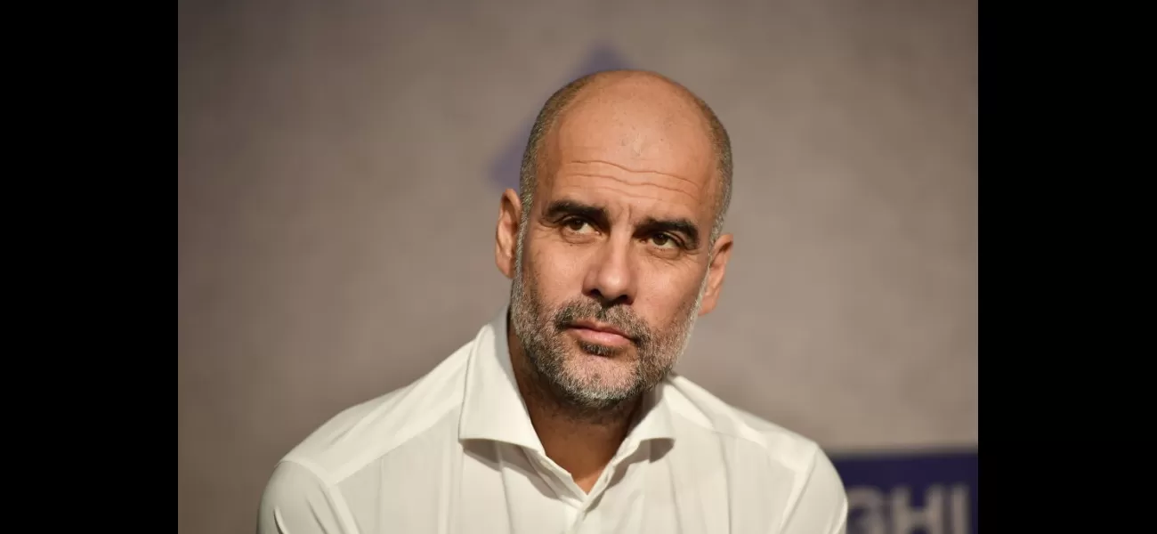 Guardiola denies rumors he planned to hire De Zerbi as City's next manager.