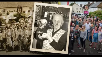 Campaign to preserve a pub where the landlady had served drinks for 75 years.