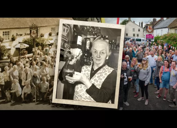 Campaign to preserve a pub where the landlady had served drinks for 75 years.