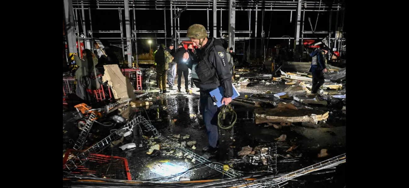 Six postal workers died in a missile attack in Kharkiv, Russia.