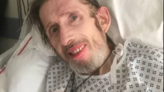 Shane MacGowan from The Pogues shares a heartfelt message from his hospital bed.